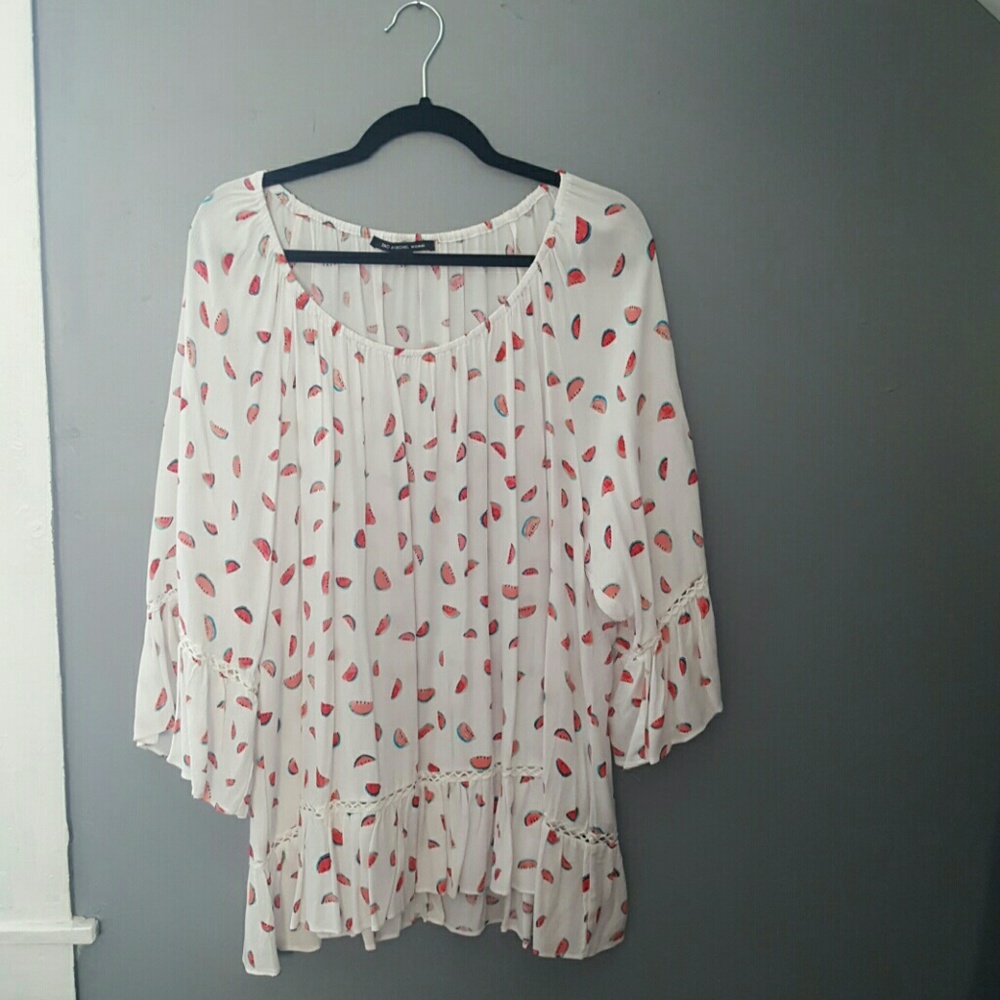 Peasant style top